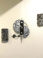 Modern Double Moon Wall Clock - Image 8