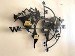 World Cardinal Points Wall Clock - Image 2