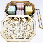Sweetheart Scented Bubble Cube Candles