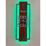 LED Multicolor Modern Rectangular Wall Clock