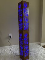 Flower Tower LED Multicolor Floor Lamp - Image 9