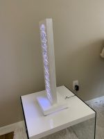White LED Leaves Table Lamp - Image 2