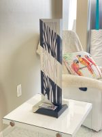 Black Silver Trees LED Table Lamp - Image 4