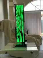 Black Silver Trees LED Table Lamp - Image 9