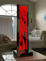 Black Silver Trees LED Table Lamp - Image 10