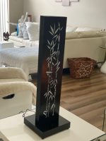 Black Bamboo LED Table Lamp - Image 6