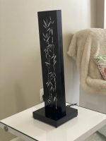 Black Bamboo LED Table Lamp - Image 7