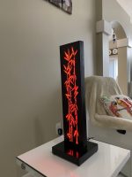Black Bamboo LED Table Lamp - Image 9