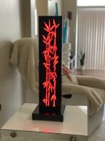 Black Bamboo LED Table Lamp - Image 11