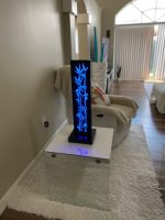 Black Bamboo LED Table Lamp - Image 14