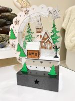 Night House LED Multicolor Acrylic Table Lamp