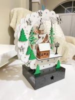 Night House LED Multicolor Acrylic Table Lamp - Image 3