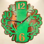 Green Tree Clock