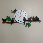 Birds Family Wall Clock