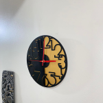 Opposites Wall Clock