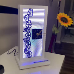 LED Flower Lamp Clock - Image 2