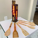 Black and LED Kitchen Utensils Holder - Image 11