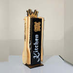 Black and LED Kitchen Utensils Holder - Image 7