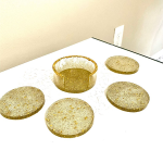 Gold Resin Coasters - Image 8