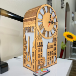 Paris City LED Lamp Clock - Image 16