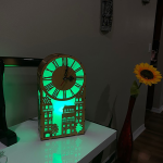 Paris City LED Lamp Clock - Image 9