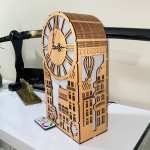 Paris City LED Lamp Clock - Image 6