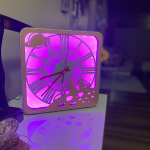 Universe LED Box Lamp Clock - Image 3