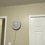 Floral LED Wall Lamp Clock - Image 10