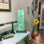 Peacock LED Lamp Clock - Image 2