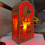 Paris City LED Lamp Clock - Image 15