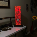 Peacock LED Lamp Clock - Image 8
