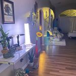 Peacock LED Lamp Clock - Image 4