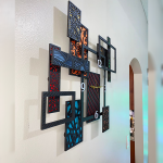 Rainbow Color 3D Wall Clock - Image 9