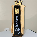 Black and LED Kitchen Utensils Holder