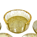 Gold Resin Coasters - Image 2