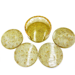 Gold Resin Coasters - Image 3