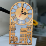 Paris City LED Lamp Clock - Image 17