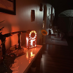 Paris City LED Lamp Clock