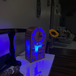 Paris City LED Lamp Clock - Image 5