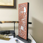 Peacock LED Lamp Clock