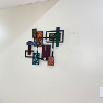 Rainbow Color 3D Wall Clock