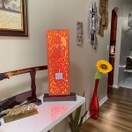 Peacock LED Lamp Clock - Image 3