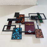 Rainbow Color 3D Wall Clock - Image 8