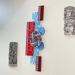 Fire and Ice Wall Clock