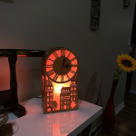 Paris City LED Lamp Clock - Image 8
